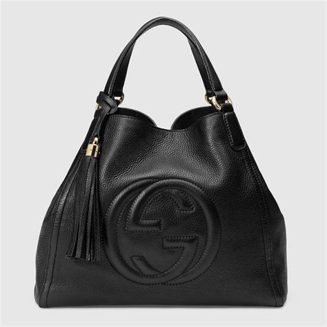 gucci soho black tote